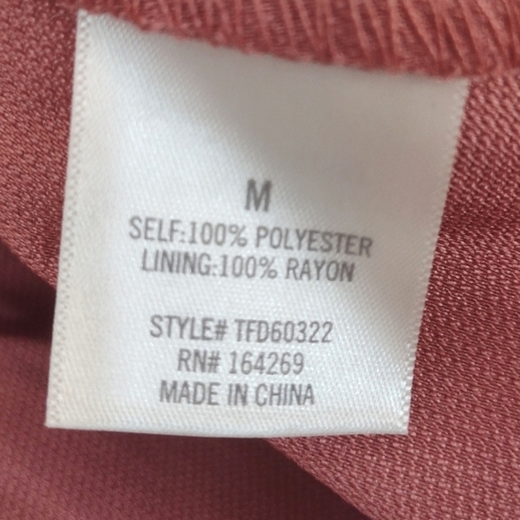Audrey Parks. Francesca's. Pink terracotta cropped top size (M) - Picture 5 of 12